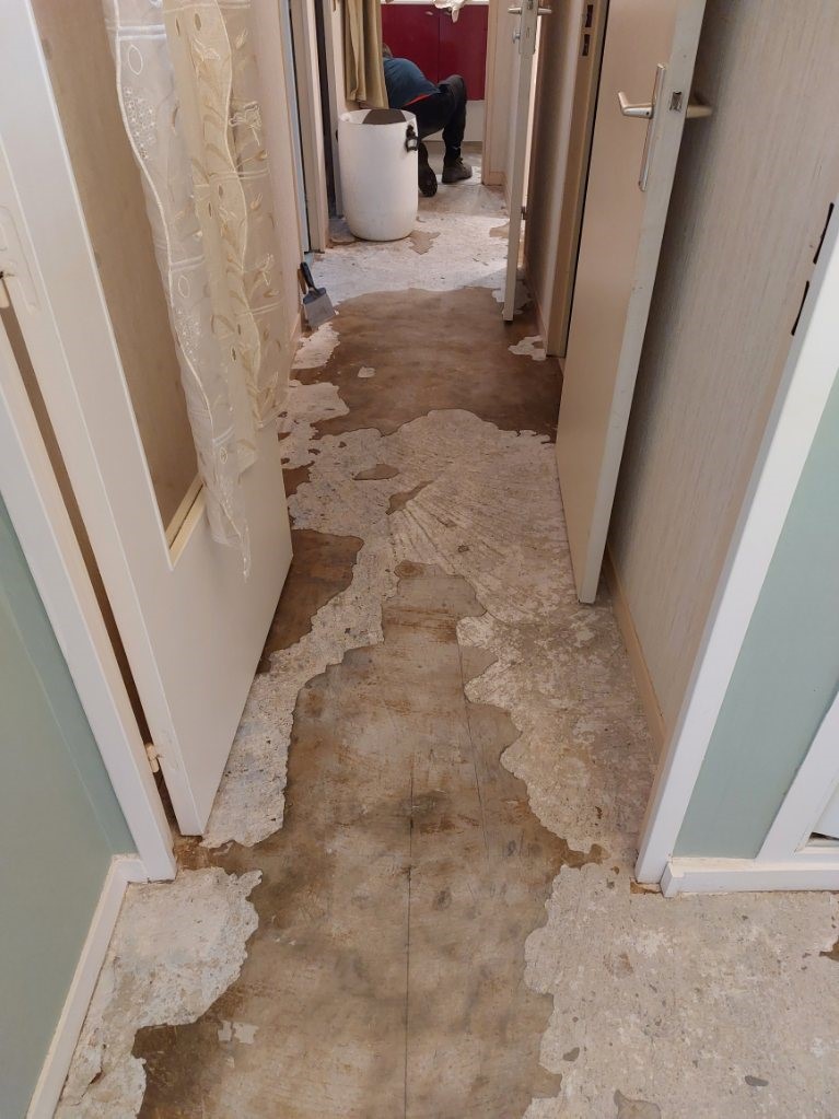 PVC Enlèvement de l'ancien revêtement PVC