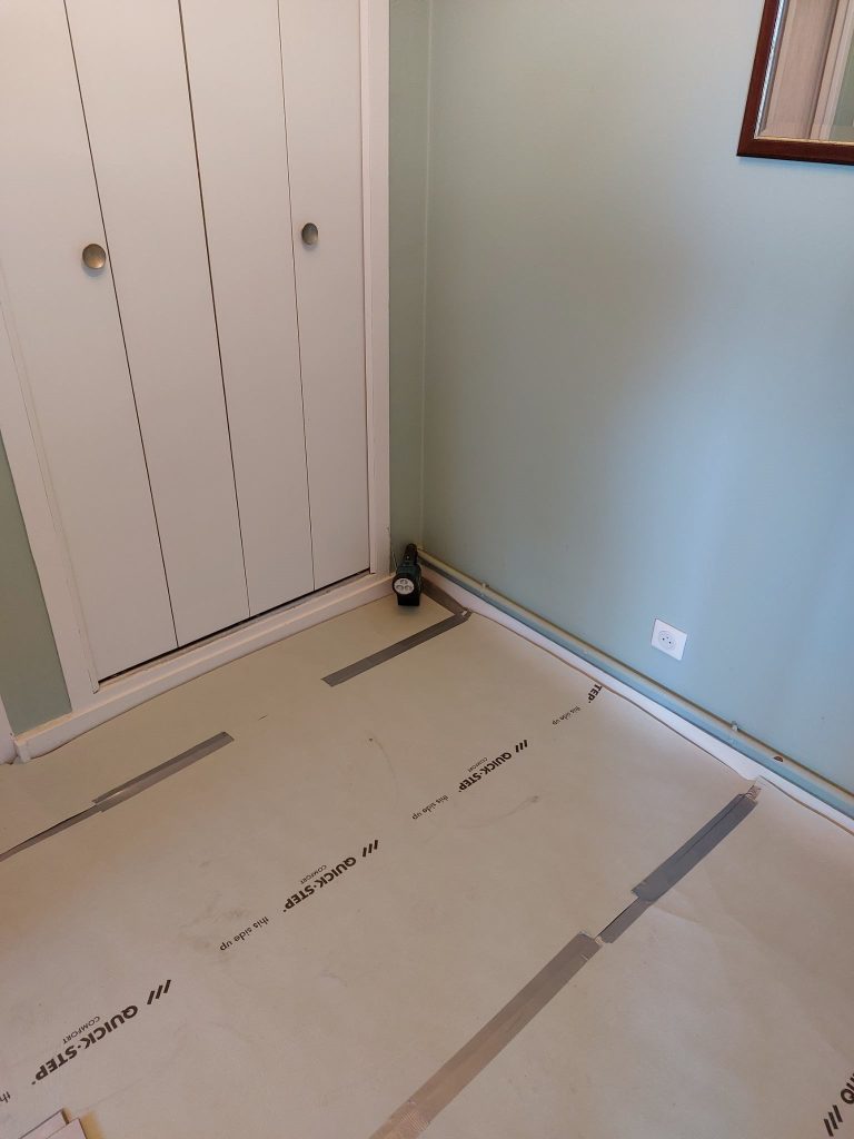 PVC Pose d'une sous couche 2